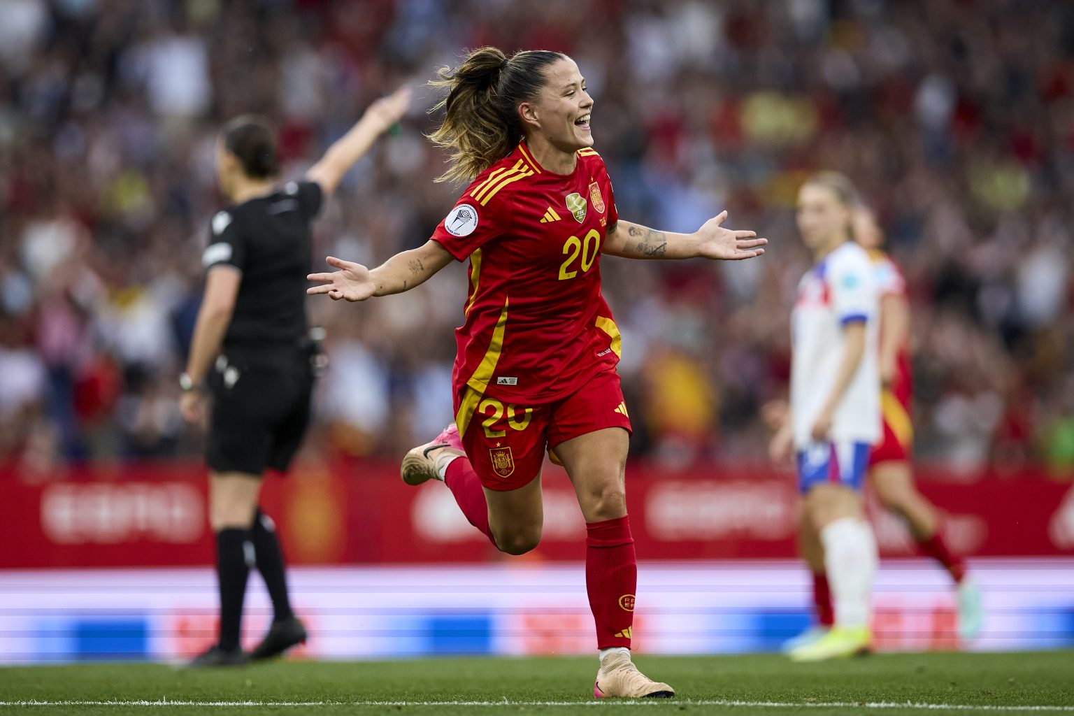 2025-06-03 Partido España v Inglaterra - RCDE Stadium - Barcelona
SOLO USO EDITORIAL, SOLO DISPONIBLE PARA ILUSTRAR LA NOTICIA QUE ACOMPAÑA (CRÉDITO OBLIGATORIO)
FOTO RFEF