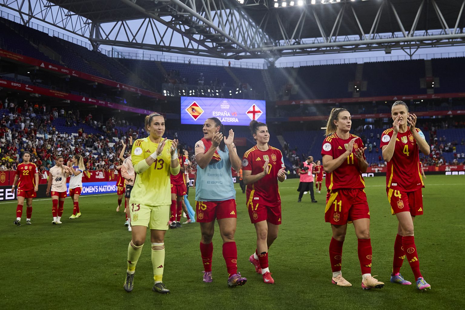 2025-06-03 Partido España v Inglaterra - RCDE Stadium - Barcelona
SOLO USO EDITORIAL, SOLO DISPONIBLE PARA ILUSTRAR LA NOTICIA QUE ACOMPAÑA (CRÉDITO OBLIGATORIO)
FOTO RFEF